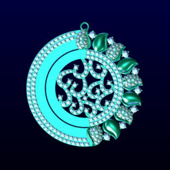 Filigree Circle Pendant