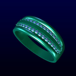 Two Row Diamond Ring