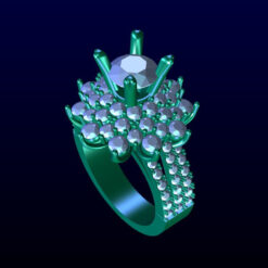 Floral Cluster Ring