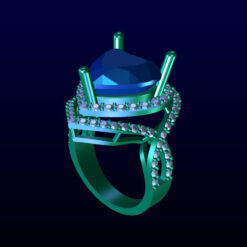 Heart Halo Ring