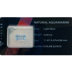 Natural Aquamarine 2.69cts