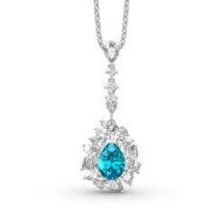 Jeulia "Love is in the Air" Sterling Silver Necklace