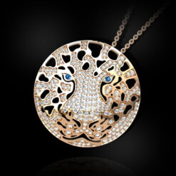 Diamond Panther Pendant
