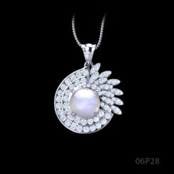 Dandelion Pearl Pendant
