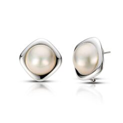 Bông tai vàng ngọc trai Mabe E050G01M010001