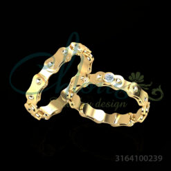 Nhẫn cưới đá CZ