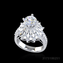 Floral Diamond Ring