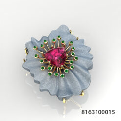 Flower of Stone Brooch