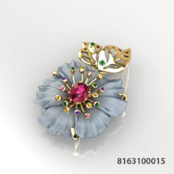 Flower of Stone Brooch