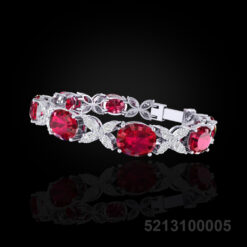 Ruby Butterfly Bracelet
