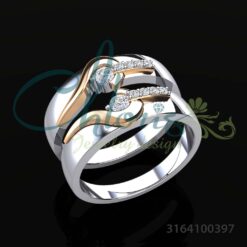 Nhẫn cưới đá CZ