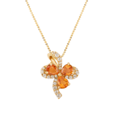 Mặt dây chuyền Vàng 18K đính đá Sapphire PNJ SPMXY000005