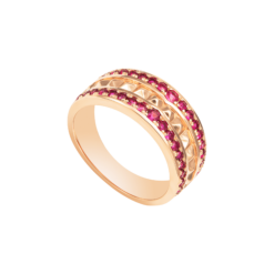 Nhẫn Vàng 18K đính đá Ruby PNJ RBRBX000001