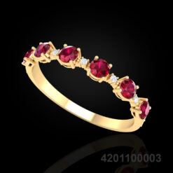 Elegant Ruby Bangle