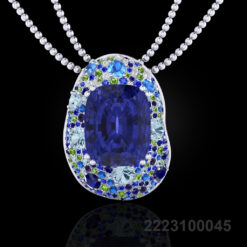 Multicolor Gemstone Pendant