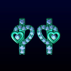 Double Heart Earrings