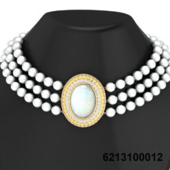 Timeless Royal Opal Pearl Choker