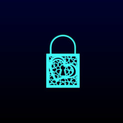 Heart Lock Charm Bracelet