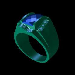 Gemstone Wave Ring
