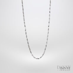 Dây cổ Nữ Bạc 925 Xi Bạch Kim Trang sức Ý AI0Y0026
