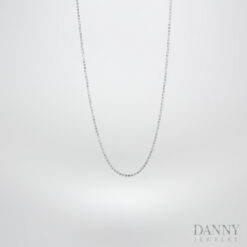 Dây cổ Nữ Bạc 925 Xi Bạch Kim Trang sức Ý AI0Y0052