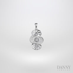 Mặt Dây Chuyền Nữ Bạc 925 Xi Bạch Kim DI4GZ008