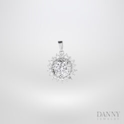 Mặt Dây Chuyền Nữ Bạc 925 Xi Bạch Kim Đính đá CZ - DI4GZ009