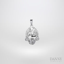 Mặt Dây Chuyền Nữ Bạc 925 Xi Bạch Kim DI4GZ020