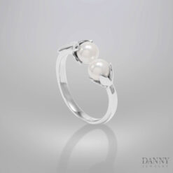 Nhẫn Ngọc ốc: 1.70cts,Bạc 925,Xi Rhodium - SPLRA652